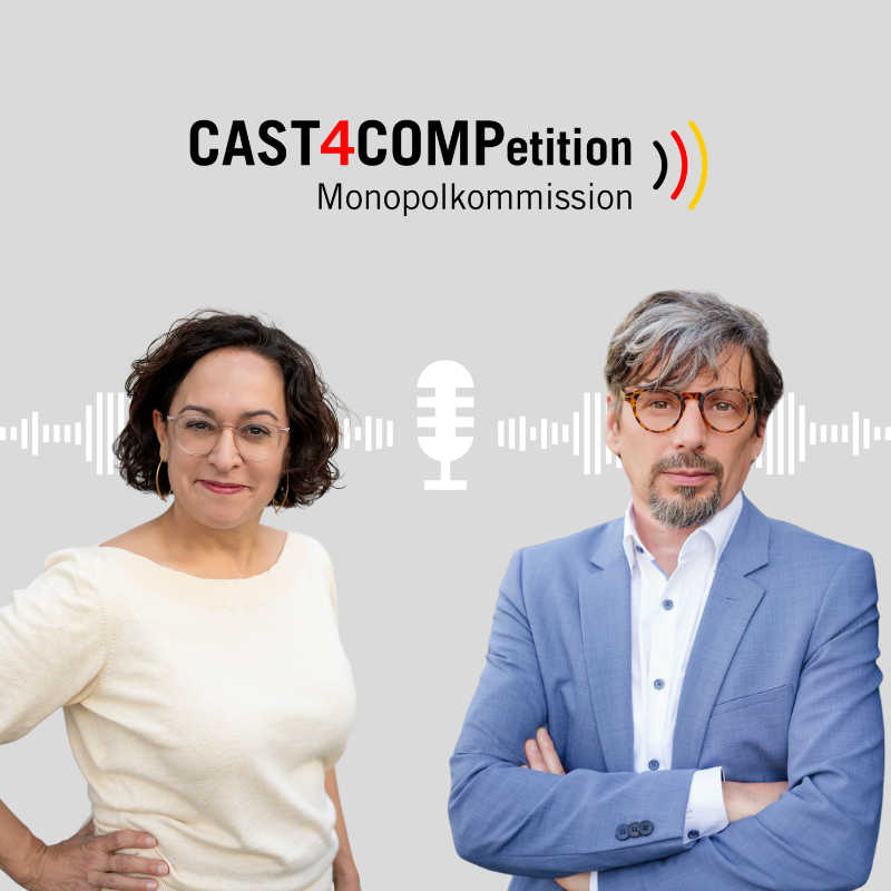 Cover des Podcasts CAST4COMPetition mit Elif Senel und Tomaso Duso